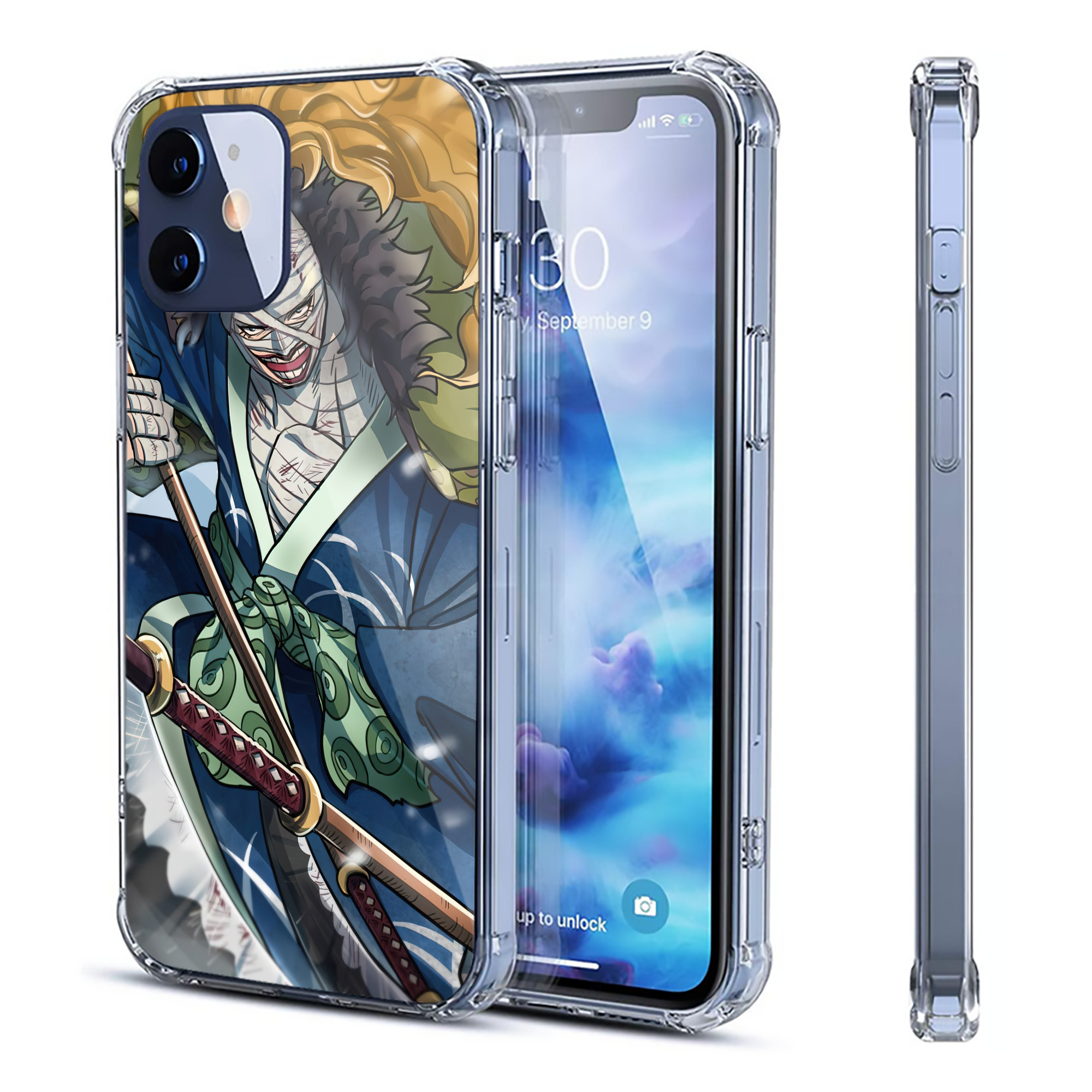 （画像用） ワンピース ONE PIECE 【iPhone 12シリーズ対応】透明スマホケース（クリアソフトケース）